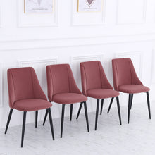 Load image into Gallery viewer, Set of 4 Velvet Dining Chairs- Grey, Pink ,Green
