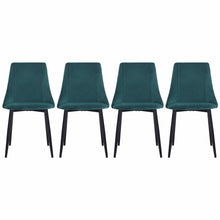 Load image into Gallery viewer, Set of 4 Velvet Dining Chairs- Grey, Pink ,Green