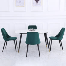 Load image into Gallery viewer, Set of 4 Velvet Dining Chairs- Grey, Pink ,Green