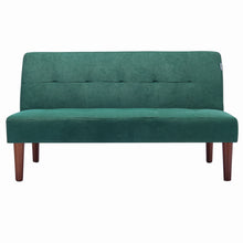 Load image into Gallery viewer, Fabric Upholstered 2 Seater Sofa Bed