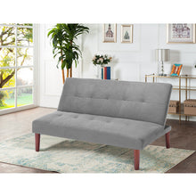 Load image into Gallery viewer, Fabric Upholstered 2 Seater Sofa Bed