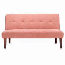 Load image into Gallery viewer, Fabric Upholstered 2 Seater Sofa Bed