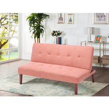 Load image into Gallery viewer, Fabric Upholstered 2 Seater Sofa Bed