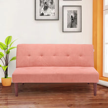 Load image into Gallery viewer, Fabric Upholstered 2 Seater Sofa Bed