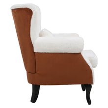 Load image into Gallery viewer, Livingandhome Think Padded Coney Suede Armchair Single Sofa, JM2162