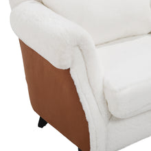 Load image into Gallery viewer, Livingandhome Think Padded Coney Suede Armchair Single Sofa, JM2162