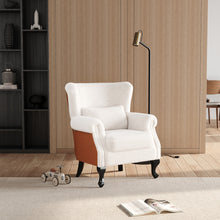 Load image into Gallery viewer, Livingandhome Think Padded Coney Suede Armchair Single Sofa, JM2162