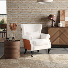 Load image into Gallery viewer, Livingandhome Think Padded Coney Suede Armchair Single Sofa, JM2162