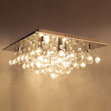 Load image into Gallery viewer, Crystal Semi Flush Light