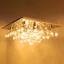 Load image into Gallery viewer, Crystal Semi Flush Light