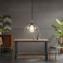 Load image into Gallery viewer, Industrial Pendant Light Glass Lamp Ceiling Lampshade, Semicircle Shape