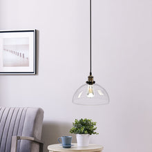 Load image into Gallery viewer, Industrial Pendant Light Glass Lamp Ceiling Lampshade, Semicircle Shape