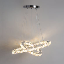 Load image into Gallery viewer, Dimming LED Chandelier Lamp Wire Pendant Crystal Ceiling Lights