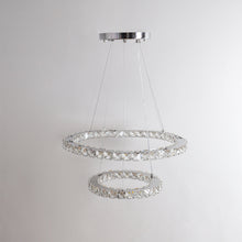 Load image into Gallery viewer, Dimming LED Chandelier Lamp Wire Pendant Crystal Ceiling Lights