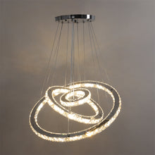 Load image into Gallery viewer, Dimming LED Chandelier Lamp Wire Pendant Crystal Ceiling Lights