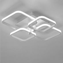 Load image into Gallery viewer, 4-Light Contemporary LED Energy-efficient Semi Flush Ceiling Light