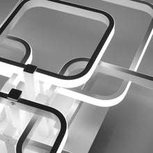 Load image into Gallery viewer, Livingandhome Contemporary LED Energy-efficient Semi Flush Ceiling Light, LG0419