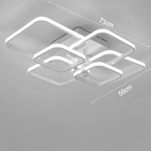 Load image into Gallery viewer, 6-Light Contemporary LED Energy-efficient Semi Flush Ceiling Light