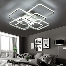 Load image into Gallery viewer, Square LED Ceiling Light Chandelier Lamp Cool White Light