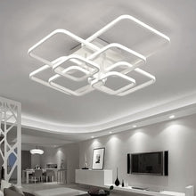 Load image into Gallery viewer, 8-Light Contemporary LED Energy-efficient Semi Flush Ceiling Light