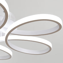 Load image into Gallery viewer, Modern Acrylic Petal LED Semi Ceiling Light