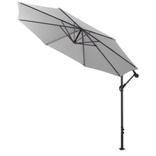 Load image into Gallery viewer, 3M light grey Sun Parasol Hanging Banana Umbrella