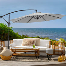 Load image into Gallery viewer, 3M Large Garden Hanging Parasol Cantilever Sun Shade Patio Banana Umbrella No Base