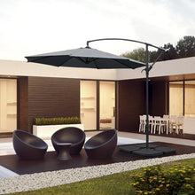 Load image into Gallery viewer, 3M Dark grey Sun Parasol Hanging Banana Umbrella