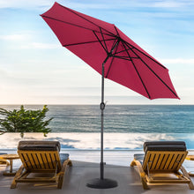 Load image into Gallery viewer, 3M Parasol Umbrella Patio Sun Shade Crank Tilt with Round Base