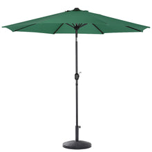 Load image into Gallery viewer, 3M Parasol Umbrella Patio Sun Shade Crank Tilt with Round Base