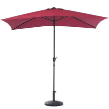 Load image into Gallery viewer, 2x3M Parasol Umbrella Patio Sun Shade Crank Tilt with Round Base
