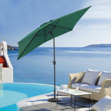 Load image into Gallery viewer, 2x3M Parasol Umbrella Patio Sun Shade Crank Tilt with Round Base