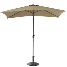 Load image into Gallery viewer, 2x3M Parasol Umbrella Patio Sun Shade Crank Tilt with Round Base