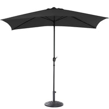 Load image into Gallery viewer, 2x3M Parasol Umbrella Patio Sun Shade Crank Tilt with Round Base
