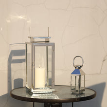 Load image into Gallery viewer, Stainless Steel & Glass Lanterns Candle Holder Indoor Lanterns