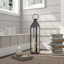 Load image into Gallery viewer, Black Vintage Candle Lanterns Holder Garden Hanging Lantern
