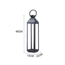 Load image into Gallery viewer, Black Vintage Candle Lanterns Holder Garden Hanging Lantern