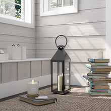 Load image into Gallery viewer, Black Vintage Candle Lanterns Holder Garden Hanging Lantern