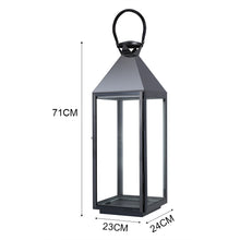 Load image into Gallery viewer, Black Vintage Candle Lanterns Holder Garden Hanging Lantern