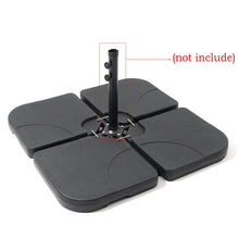 Load image into Gallery viewer, Square Water and Sand Filled Plastic Freestanding Parasol Base