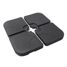 Load image into Gallery viewer, Square Water and Sand Filled Plastic Freestanding Parasol Base