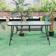 Load image into Gallery viewer, Garden Ripple Rectangular Table With Umbrella Hole