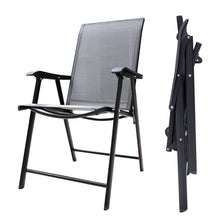 Load image into Gallery viewer, Outdoor Dining Table Set with 2Pcs Foldable Chairs, ZH0015LG0541