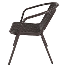 Load image into Gallery viewer, Livingandhome PE Rattan Stacking Garden Chairs Set of 6, LG0544