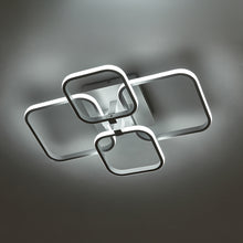 Load image into Gallery viewer, 4-Light Contemporary LED Light-adjusted Semi Flush Ceiling Light