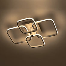 Load image into Gallery viewer, Square LED Dimmable Chandelier Ceiling Light With Remote