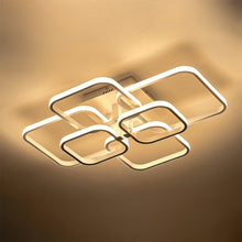 Load image into Gallery viewer, Square LED Dimmable Chandelier Ceiling Light With Remote
