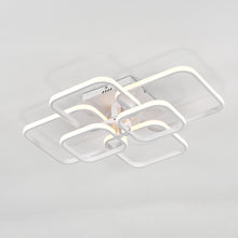 Load image into Gallery viewer, Square LED Dimmable Chandelier Ceiling Light With Remote