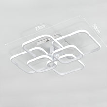 Load image into Gallery viewer, Square LED Dimmable Chandelier Ceiling Light With Remote