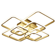 Load image into Gallery viewer, Livingandhome Contemporary LED Energy-efficient Light-adjusted Semi Flush Ceiling Light, LG0587